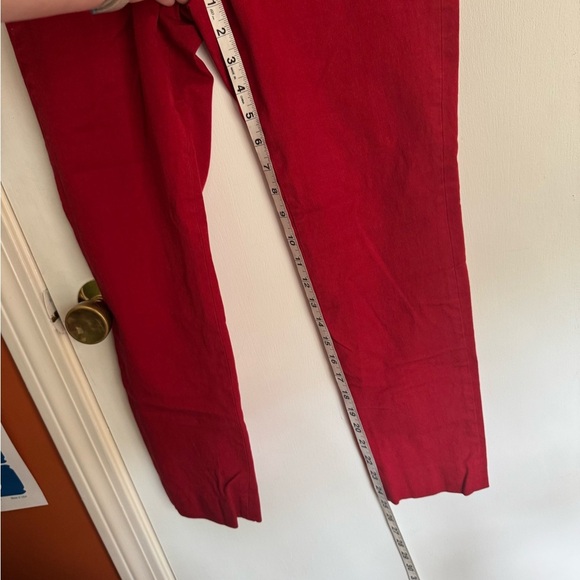 Banana Republic Red Ankle Cropped Pants - Picture 5 of 5
